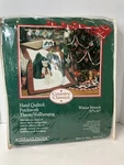 Vintage American Pacific Hand-quilted Patchwork Throw Winter Friends 50X60 New. Fixed Price $39.99.