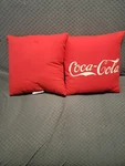 Coca Cola Throw Pillow Set. Brand New.. Fixed Price $40.00.