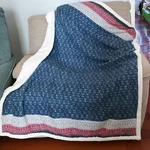 Eddie Bauer Home Sherpa Fair Isle Midnight Ikat Throw Blanket 50X70 Rn 76948. Fixed Price $45.92.