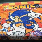 Sonic The Hedgehog Throw Blanket 50X60 Fleece Sega - Tails Knuckles Shadow. Fixed Price $25.00.