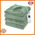 Sunbeam Royal Ultra Fleece Heated Electric Blanket Twin 84"X62" 12 Sage. Fixed Price $65.31.