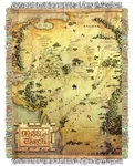 Middle-earth Map Woven Tapestry Throw Blanket 48X60 Polyester Lotr The Hobbit. Fixed Price $80.00.