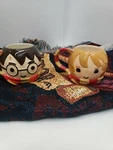 2 Harry Potter Shaped Ceramic Coffee Mug Novelty Character With Blanket 48 X 60. Fixed Price $10.97.
