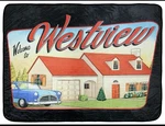 Marvel Wandavision Welcome To Westview Super Soft Fleece Throw Blanket New. Fixed Price $24.99.