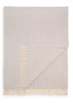 Sferra Celine Herringbone Throw 51" X 71". Lilac. Fixed Price $85.00.