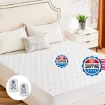 Sweetcrispy Heated Mattress Pad Queen Size (80 60 ) Dual Zone Electric Bed War. Fixed Price $66.07.