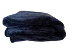 Berkshire Blanket 71 X50 Velvet Soft Throw Luxe Faux Fur Cozy Fall Decor Navy. Fixed Price $12.19.