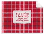 Hallmark Channel Perfect Christmas 80" X 60" Oversized Blanket- Red Plaid- Nwt. Fixed Price $55.55.