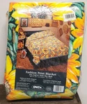 Vtg 70S Owen Blanket Twin Full Fashion Print Sunflower Floral Retro Groovy New. Fixed Price $44.58.