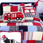 Thomas Cars Plaid Reversible 100%COTTON Quilt Set, Bedspread, Coverlet. Fixed Price $25.99.