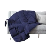 Puredown Soft Feather Blanket Lightweight Packable Throw, B-navy. Fixed Price $57.11.