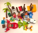Lego Minifigures & Accessories Disney Dollhouse Furniture Plants Guitar All New. Fixed Price $12.34.