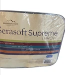 Berkshire Blanket Serasoft Supreme Throw Purple 60 X 70 Softness. Fixed Price $45.50.