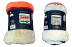 Pendleton Ultra Soft Sherpa Fleece Plush Throw 50" X 70". Fixed Price $39.99.