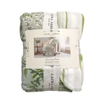 Laura Ashley Coco Luxe Plush Reversible Throw Blanket, 60IN 70IN, Sage. Fixed Price $38.02.