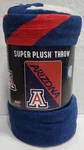 Arizona Wildcats 46" By 60" Halftone Micro Raschel Throw Blanket - Ncaa. Fixed Price $24.99.