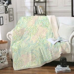 Water Grass Is Pleasant In Color 3D Warm Plush Fleece Blanket Picnic Sofa Couch. Fixed Price $56.64.