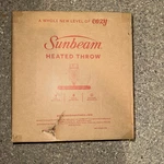 Sunbeam Heater Throw. Fixed Price $30.00.