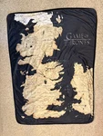 Game Thrones Westeros Map Plush Fleece Throw Blanket Hbo Soft Cozy. Fixed Price $16.95.