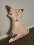 Decor 16 Pink Fox Stuffed Animal Plush Home Throw Pillow Cottagecore. Fixed Price $12.97.