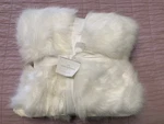Pottery Barn Sun Bear Faux Fur White Throw 50 60 Nwt Soft Luxurious. Fixed Price $75.00.