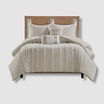 Harbor House Beige Anslee Duvet Cover Set Size-full/queen. Fixed Price $101.25.