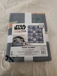 Brand New Disney Star Wars Mandalorian Super Soft 40" X 50" Travel Blanket. Fixed Price $12.99.