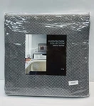 Hudson Park Collection Chevron Blanket Charcoal/white King New $185 Bvp Blow Out. Fixed Price $70.37.