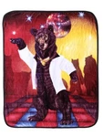 Frontier Wilderness Disco Bear Throw Blanket 50X60 New. Fixed Price $12.95.