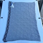 Aran Ireland Super Soft 100 Merino Wool Cable Knit Throw Blanket 40X60. Fixed Price $82.91.