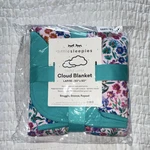 Little Sleepies Sweet Pea Floral Large Cloud Blanket Bamboo Viscose 50X50. Fixed Price $125.00.