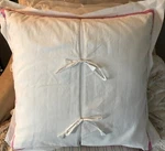 Ralph Lauren Home Crystal Cay Voile Throw Pillow White/pink. Fixed Price $85.00.
