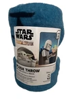 Disney Star Wars The Mandalorian Child Baby Yoda, Plush Travel Throw Blanket. Fixed Price $11.70.