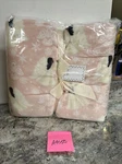 Kringle Express Oversized 60" 80" Printed Holiday Throw Pink Angel Black. Fixed Price $46.87.