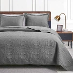 Loves Cabin King Size Quilt Set Grey Bedspreads - Soft Summer Lightweight.... Fixed Price $50.10.