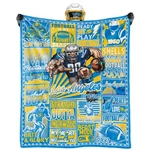 Bthrrw Football Blanket - Team Color Merch & Fan Gift For Women 60"X50". Fixed Price $44.52.