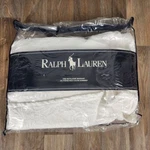 Ralph Lauren Twin Size White Cotton Leaf Skirt Dust Ruffle Bedding Linens. Fixed Price $40.00.