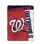 The Northwest Company Mlb Washington Nationals Strike 60X80 Raschel Throw. Fixed Price $55.00.