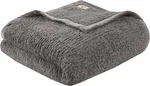 Woolrich Burlington Berber Blanket King 108X90 Grey Velvet Binding #R016. Fixed Price $43.65.