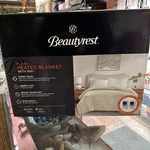 Beautyrest Microplush Heated Blanket With Wi-fi Technology, Queen Size Taupe. Fixed Price $150.00.