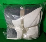 Bella Russo Dark Gray Fleece 59X76 Blanket Soft Cozy Warm Fireplace Throw. Fixed Price $23.68.