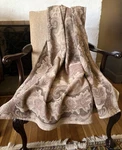 Sisilia Woven Chenille Tapestry Blanket Throw 56 X59 Botanical Floral Medallion. Fixed Price $49.95.
