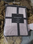 New Magaschoni Home 100% Cashmere Throw Blanket 50"X60" Cream Heather Beige $298. Fixed Price $134.99.