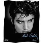 New Elvis Presley Blue Eyes Plush Fleece Throw Gift Blanket The King Portrait. Fixed Price $25.99.