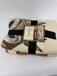 Nwt John Derian X Target Reversible King Of Hearts Owl Card Quilted Throw. Fixed Price $87.33.