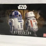 Bandai Star Wars 1/12 R2-D2 & R5-D4 Astromech Droids Model Kit 0195963 Open Box. Fixed Price $75.00.
