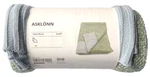 Ikea Asklonn 130CM X 170CM 51" 67" Green & Blue Blanket 705.014.29 16775. Fixed Price $24.99.