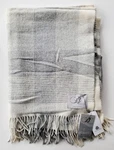 Bronte By Moon Uk 100% Merino Wool Prince Of Wales Throw Light Gray Check. Fixed Price $49.50.