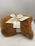 Threshold Chenille Knit Throw 50 X 60 Brown. Fixed Price $14.95.