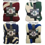 Logo Brands Nfl Luxe Dream Extra Soft Throw Blanket, 60"X80". Fixed Price $34.99.